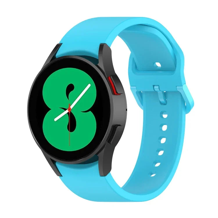 สายซิลิโคนแท้ขนาด L สำหรับ Samsung Galaxy Watch 5 40mm, สำหรับ Samsung Galaxy Watch 5 44mm, สำหรับ Samsung Galaxy Watch 5 Pro 45mm