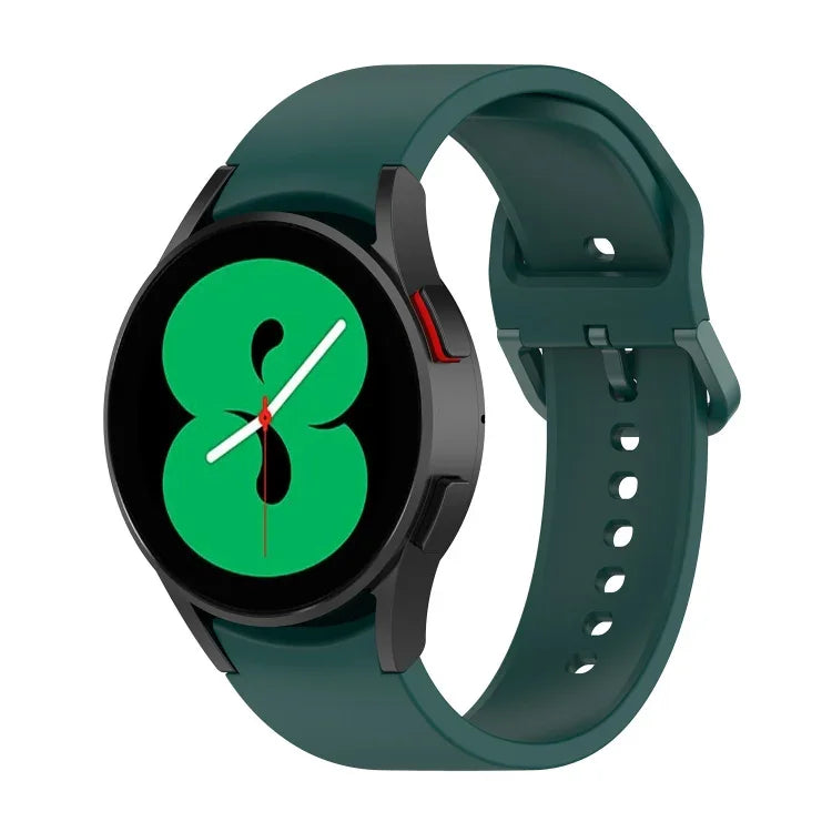 สายซิลิโคนแท้ขนาด L สำหรับ Samsung Galaxy Watch 5 40mm, สำหรับ Samsung Galaxy Watch 5 44mm, สำหรับ Samsung Galaxy Watch 5 Pro 45mm