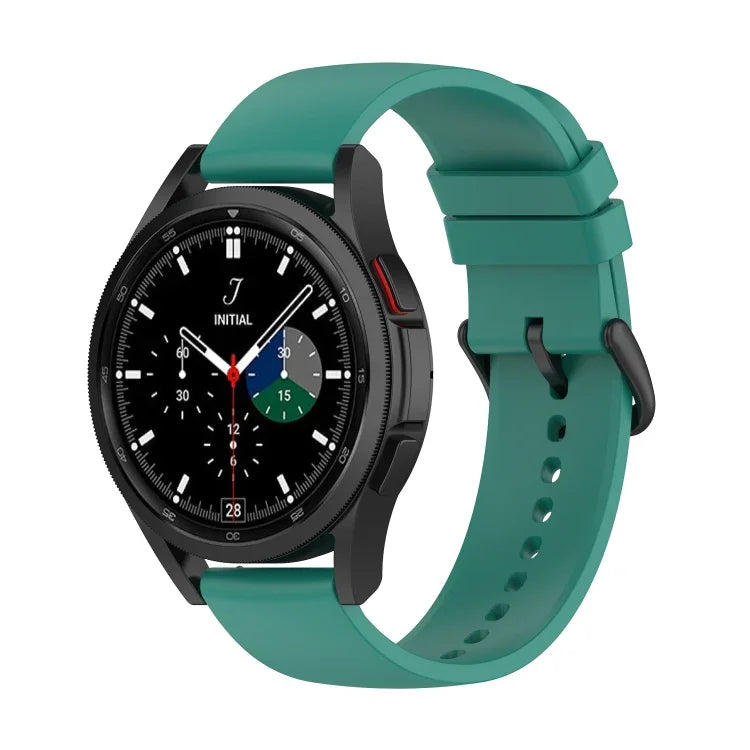 สายรัดนาฬิกาซิลิโคนปลายกลม 20mm สำหรับ Samsung Galaxy Watch 5 40mm, สำหรับ Samsung Galaxy Watch 5 44mm, สำหรับ Samsung Galaxy Watch 5 Pro 45mm