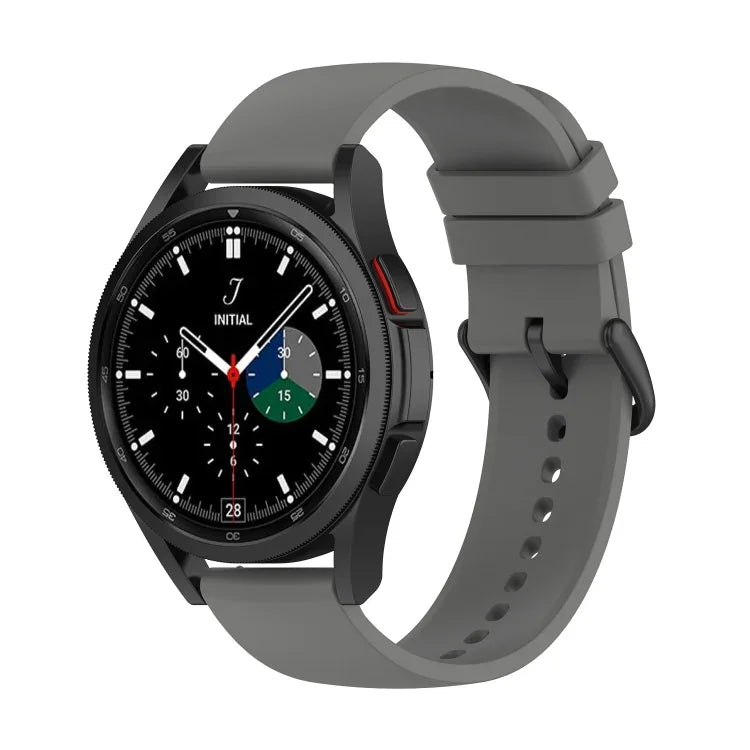 สายรัดนาฬิกาซิลิโคนปลายกลม 20mm สำหรับ Samsung Galaxy Watch 5 40mm, สำหรับ Samsung Galaxy Watch 5 44mm, สำหรับ Samsung Galaxy Watch 5 Pro 45mm