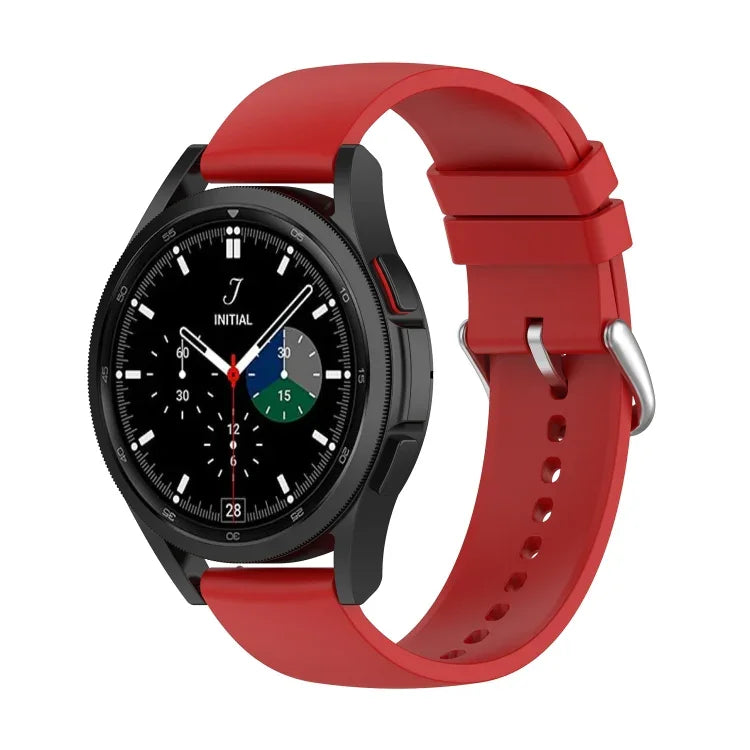 สายรัดนาฬิกาซิลิโคนปลายกลม 20mm สำหรับ Samsung Galaxy Watch 5 40mm, สำหรับ Samsung Galaxy Watch 5 44mm, สำหรับ Samsung Galaxy Watch 5 Pro 45mm