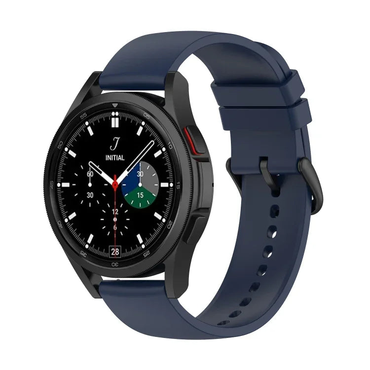 สายรัดนาฬิกาซิลิโคนปลายกลม 20mm สำหรับ Samsung Galaxy Watch 5 40mm, สำหรับ Samsung Galaxy Watch 5 44mm, สำหรับ Samsung Galaxy Watch 5 Pro 45mm