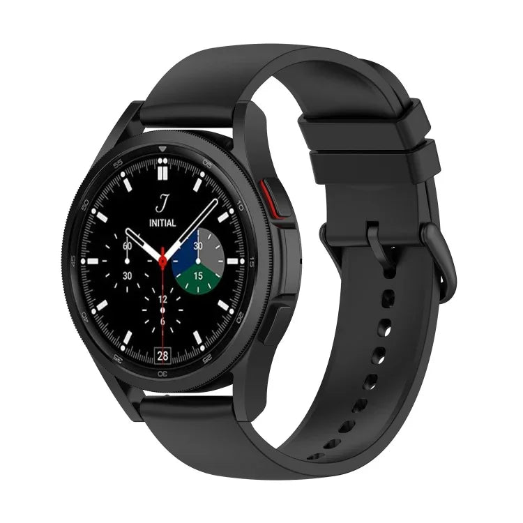 สายรัดนาฬิกาซิลิโคนปลายกลม 20mm สำหรับ Samsung Galaxy Watch 5 40mm, สำหรับ Samsung Galaxy Watch 5 44mm, สำหรับ Samsung Galaxy Watch 5 Pro 45mm