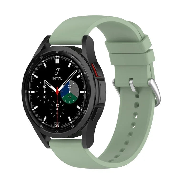สายรัดนาฬิกาซิลิโคนปลายกลม 20mm สำหรับ Samsung Galaxy Watch 5 40mm, สำหรับ Samsung Galaxy Watch 5 44mm, สำหรับ Samsung Galaxy Watch 5 Pro 45mm