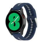 สายรัดนาฬิกาซิลิโคนรูสีสันสดใส 20mm สำหรับ Samsung Galaxy Watch 5 40mm, สำหรับ Samsung Galaxy Watch 5 44mm, สำหรับ Samsung Galaxy Watch 5 Pro 45mm