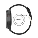 สายรัดนาฬิกาซิลิโคนรูสีสันสดใส 20mm สำหรับ Samsung Galaxy Watch 5 40mm, สำหรับ Samsung Galaxy Watch 5 44mm, สำหรับ Samsung Galaxy Watch 5 Pro 45mm