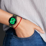 สายรัดนาฬิกาซิลิโคนลายเส้นสองสี 20mm สำหรับ Samsung Galaxy Watch 5 40mm, สำหรับ Samsung Galaxy Watch 5 44mm, สำหรับ Samsung Galaxy Watch 5 Pro 45mm