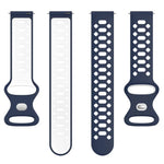 สายรัดนาฬิกาซิลิโคนลายเพชรสองสี 20mm สำหรับ Samsung Galaxy Watch 5 40mm, สำหรับ Samsung Galaxy Watch 5 44mm, สำหรับ Samsung Galaxy Watch 5 Pro 45mm