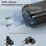 REMAX RP-U55 Territory Series ที่ชาร์จเร็ว 65W USB + USB-C คู่ / Type-C, ปลั๊ก EU, ปลั๊ก UK, ปลั๊ก CN