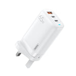 REMAX RP-U55 Territory Series ที่ชาร์จเร็ว 65W USB + USB-C คู่ / Type-C, ปลั๊ก EU, ปลั๊ก UK, ปลั๊ก CN