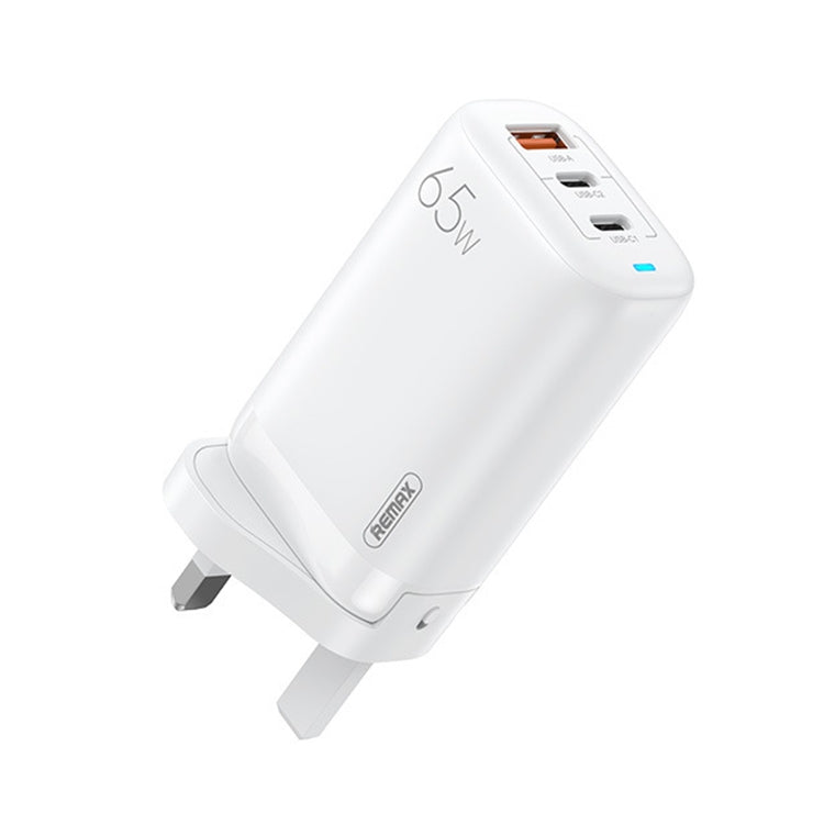 REMAX RP-U55 Territory Series ที่ชาร์จเร็ว 65W USB + USB-C คู่ / Type-C, ปลั๊ก EU, ปลั๊ก UK, ปลั๊ก CN