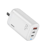 REMAX RP-U55 Territory Series ที่ชาร์จเร็ว 65W USB + USB-C คู่ / Type-C, ปลั๊ก EU, ปลั๊ก UK, ปลั๊ก CN