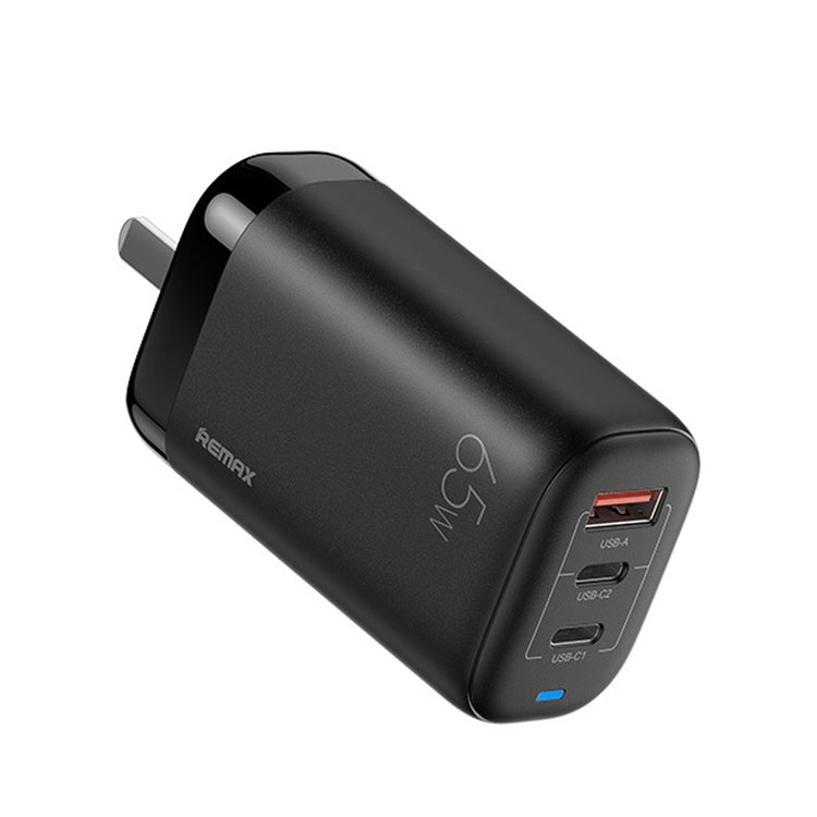 REMAX RP-U55 Territory Series ที่ชาร์จเร็ว 65W USB + USB-C คู่ / Type-C, ปลั๊ก CN