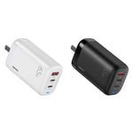 REMAX RP-U55 Territory Series ที่ชาร์จเร็ว 65W USB + USB-C คู่ / Type-C, ปลั๊ก CN