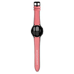 Silicone + Leather Black Buckle Watch Band, For Samsung Galaxy Watch5 Pro 45mm/5 44mm/5 40mm