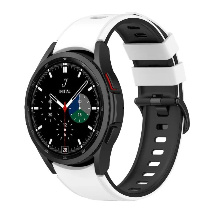 สายซิลิโคนสองสีสำหรับนาฬิกา สำหรับ Samsung Galaxy Watch5 Pro 45 มม./5 44 มม./5 40 มม.