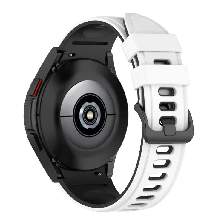 Two-color Silicone Strap Watch Band, For Samsung Galaxy Watch5 Pro 45mm/5 44mm/5 40mm