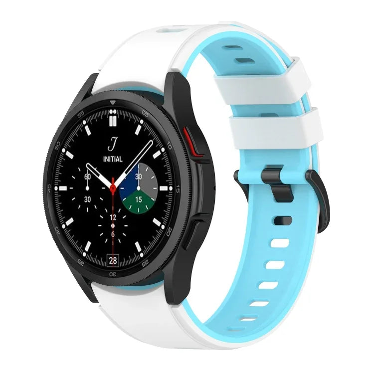 Two-color Silicone Strap Watch Band, For Samsung Galaxy Watch5 Pro 45mm/5 44mm/5 40mm