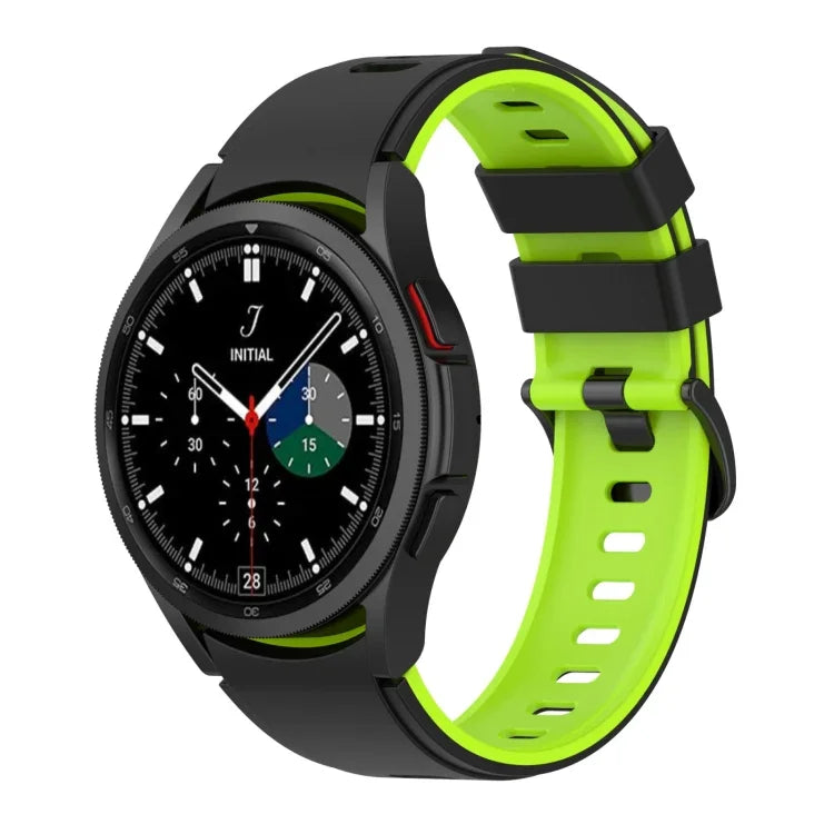 Two-color Silicone Strap Watch Band, For Samsung Galaxy Watch5 Pro 45mm/5 44mm/5 40mm