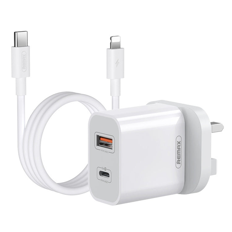 REMAX RP-U68 ชุดชาร์จเร็ว 20W USB+USB-C/Type-C สองพอร์ต อินเตอร์เฟซคู่ ปลั๊ก CN, ปลั๊ก EU, ปลั๊ก UK, ปลั๊ก US