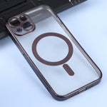 MagSafe Electroplating Straight TPU Phone Case, For iPhone 11, For iPhone 11 Pro, For iPhone 11 Pro Max
