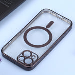 MagSafe Electroplating Straight TPU Phone Case, For iPhone 11, For iPhone 11 Pro, For iPhone 11 Pro Max