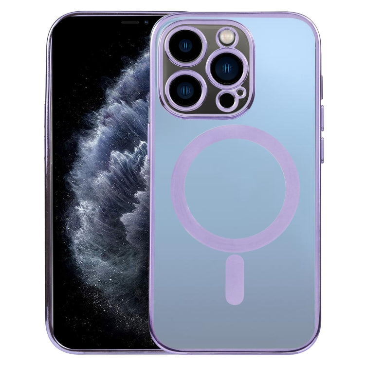 MagSafe Electroplating Straight TPU Phone Case, For iPhone 11, For iPhone 11 Pro, For iPhone 11 Pro Max