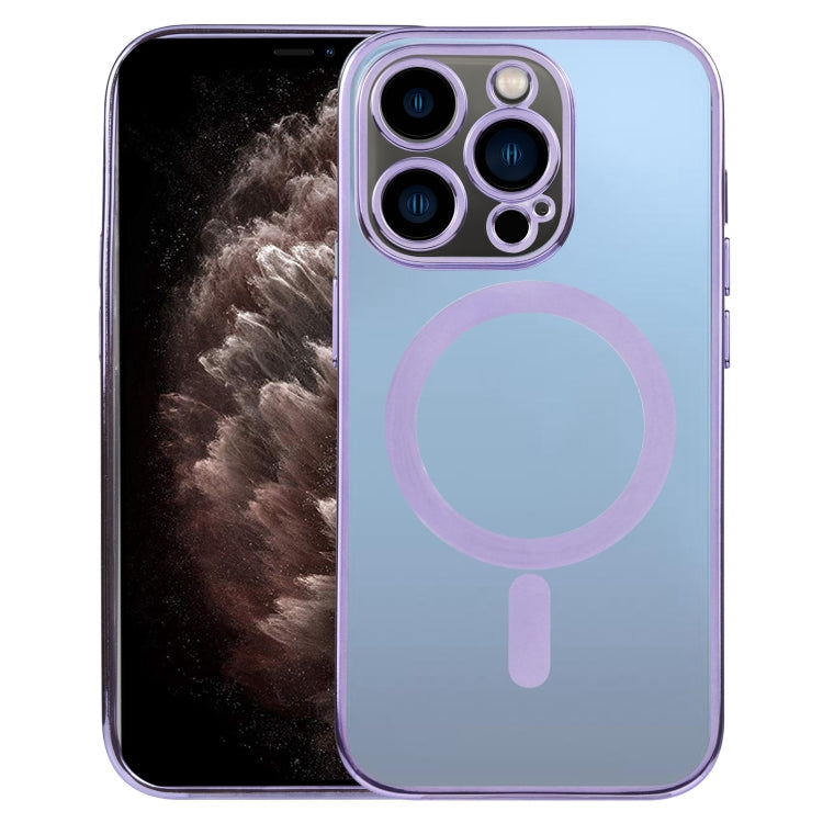 MagSafe Electroplating Straight TPU Phone Case, For iPhone 11, For iPhone 11 Pro, For iPhone 11 Pro Max