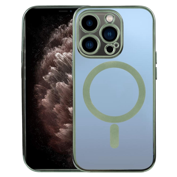 MagSafe Electroplating Straight TPU Phone Case, For iPhone 11, For iPhone 11 Pro, For iPhone 11 Pro Max