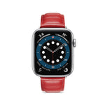สายรัดนาฬิกาหนังแท้สำหรับ Apple Watch Series, 7 45mm / 6&SE&5&4 44mm / 3&2&1 42mm, 7 41mm / 6&SE&5&4 40mm / 3&2&1 38mm