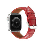 สายรัดนาฬิกาหนังแท้สำหรับ Apple Watch Series, 7 45mm / 6&SE&5&4 44mm / 3&2&1 42mm, 7 41mm / 6&SE&5&4 40mm / 3&2&1 38mm