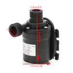 ปั๊มจุ่มมอเตอร์ไร้แปรงถ่าน DC12V ยกน้ำสูง 5.5 ม., DC24V ยกน้ำสูง 5.5 ม.