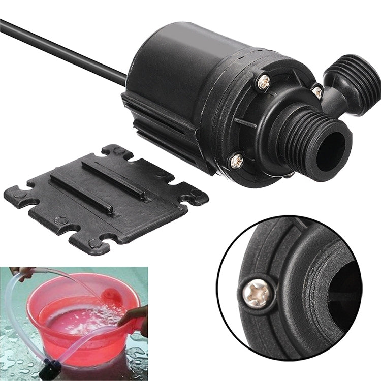 ปั๊มจุ่มมอเตอร์ไร้แปรงถ่าน DC12V ยกน้ำสูง 5.5 ม., DC24V ยกน้ำสูง 5.5 ม.