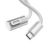 สายชาร์จ 100W 5 พิน MagSafe 2 (รูปตัว T) เป็น USB-C / Type-C PD ความยาวสาย: 1.8m, MagSafe 2 (รูปตัว T)