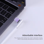 สายชาร์จ 100W 5 พิน MagSafe 2 (รูปตัว T) เป็น USB-C / Type-C PD ความยาวสาย: 1.8m, MagSafe 2 (รูปตัว T)