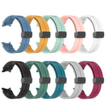 Folding Buckle Silicone Watch Band, For Samsung Galaxy Watch5 40mm / 44mm / Pro 45mm