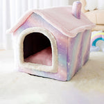House Type Universal Removable and Washable Pet Dog Cat Bed Pet Supplies, S