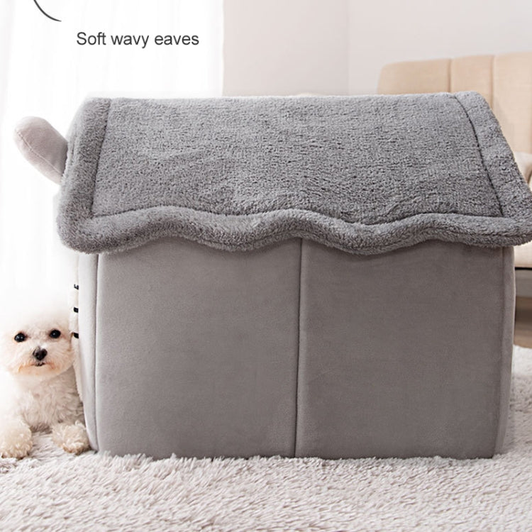 House Type Universal Removable and Washable Pet Dog Cat Bed Pet Supplies, S