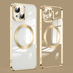 Lens Protector MagSafe Electroplated Phone Case, For iPhone 14, For iPhone 14 Pro Max, For iPhone 14 Pro, For iPhone 14 Plus