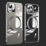 Lens Protector MagSafe Electroplated Phone Case, For iPhone 14, For iPhone 14 Pro Max, For iPhone 14 Pro, For iPhone 14 Plus