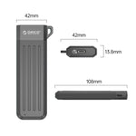 กล่องใส่ M.2 SATA SSD ORICO-USB3.1 Gen1 Type-C 6Gbps