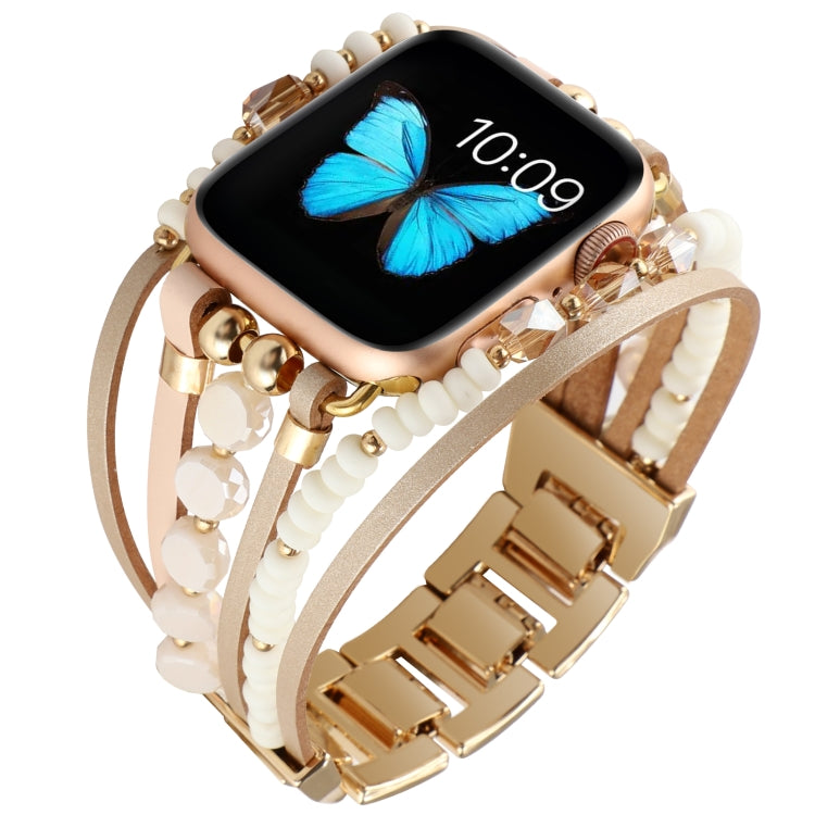 สายรัดนาฬิกาเครื่องประดับสำหรับ Apple Watch Series, 7 45mm / 6&SE&5&4 44mm / 3&2&1 42mm, 7 41mm / 6&SE&5&4 40mm / 3&2&1 38mm