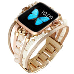 สายรัดนาฬิกาเครื่องประดับสำหรับ Apple Watch Series, 7 45mm / 6&SE&5&4 44mm / 3&2&1 42mm, 7 41mm / 6&SE&5&4 40mm / 3&2&1 38mm