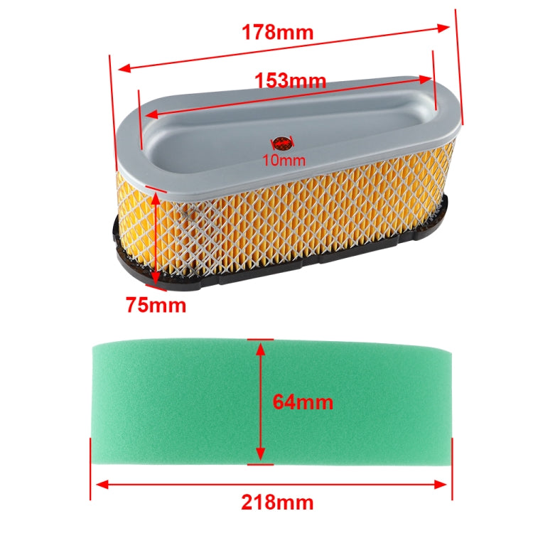 เครื่องกรองอากาศสำหรับ Briggs & Stratton 496894S 493909S 272403S สำหรับ Briggs & Stratton 272403S