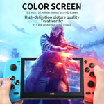 เครื่องเล่นเกมพกพาหน้าจอ 5.1 นิ้ว X50 Max สำหรับผู้เล่นสองคน พร้อมเกมกว่า 6000 เกม X50 Max / สีดำ, X50 Max / สีแดง+น้ำเงิน