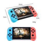 เครื่องเล่นเกมพกพาหน้าจอ 5.1 นิ้ว X50 Max สำหรับผู้เล่นสองคน พร้อมเกมกว่า 6000 เกม X50 Max / สีดำ, X50 Max / สีแดง+น้ำเงิน