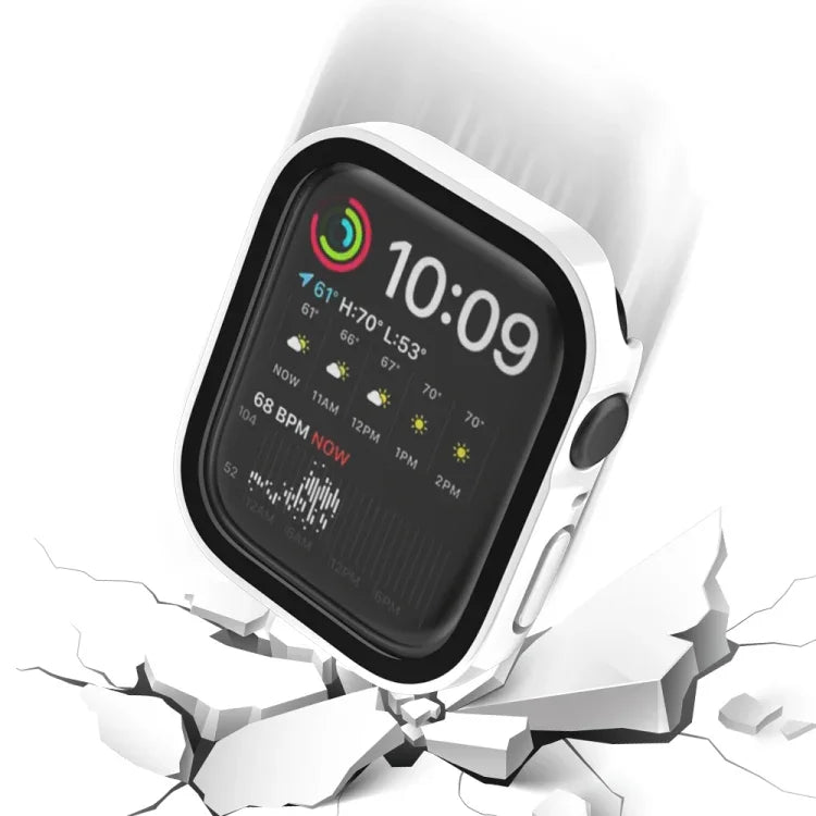 เคสกันน้ำ Life 2 in 1 กรอบ PC + กระจกนิรภัย สำหรับ Apple Watch Series 9 / 8 / 7 45มม., สำหรับ Apple Watch Series 9 / 8 / 7 41มม., สำหรับ Apple Watch Series 6 / 5 / 4 / SE 44มม., สำหรับ Apple Watch Series 6 / 5 / 4 / SE 40มม.