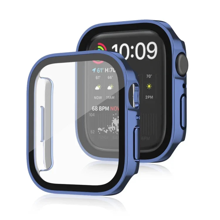 เคสกันน้ำ Life 2 in 1 กรอบ PC + กระจกนิรภัย สำหรับ Apple Watch Series 9 / 8 / 7 45มม., สำหรับ Apple Watch Series 9 / 8 / 7 41มม., สำหรับ Apple Watch Series 6 / 5 / 4 / SE 44มม., สำหรับ Apple Watch Series 6 / 5 / 4 / SE 40มม.