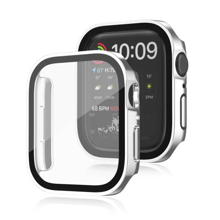 เคสกันน้ำ Life 2 in 1 กรอบ PC + กระจกนิรภัย สำหรับ Apple Watch Series 9 / 8 / 7 45มม., สำหรับ Apple Watch Series 9 / 8 / 7 41มม., สำหรับ Apple Watch Series 6 / 5 / 4 / SE 44มม., สำหรับ Apple Watch Series 6 / 5 / 4 / SE 40มม.