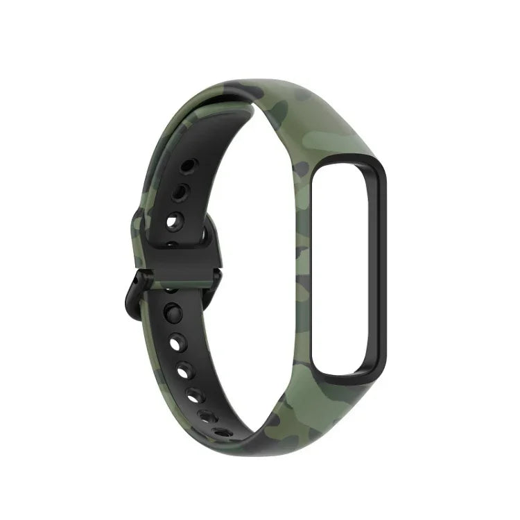 SM-R220 สายซิลิโคนพิมพ์ลาย สำหรับ Samsung Galaxy Fit 2